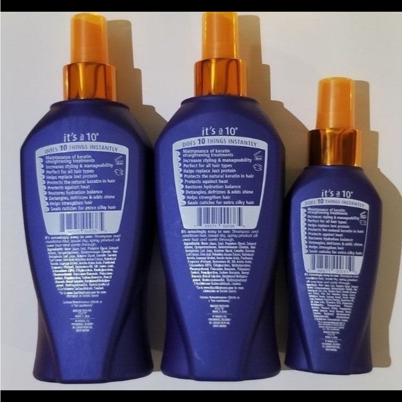 It's a 10 Miracle Leave-in Keratin Bundle 2 Large 10 fl oz 1 4 fl oz - Picture 2 of 5